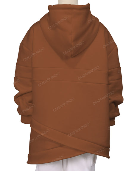Panel Asymmetrical Hoodie