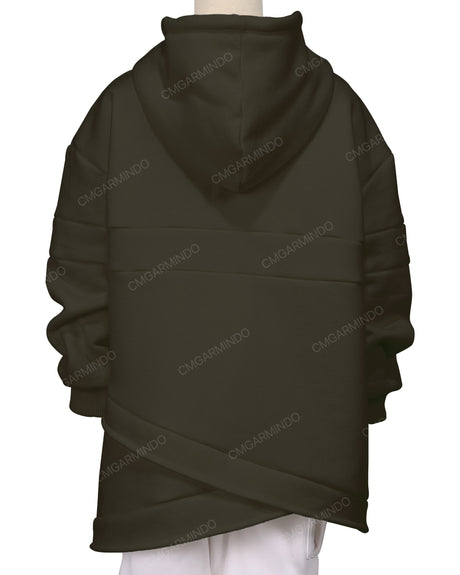 Panel Asymmetrical Hoodie