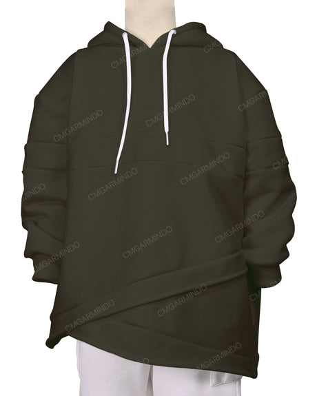 Panel Asymmetrical Hoodie