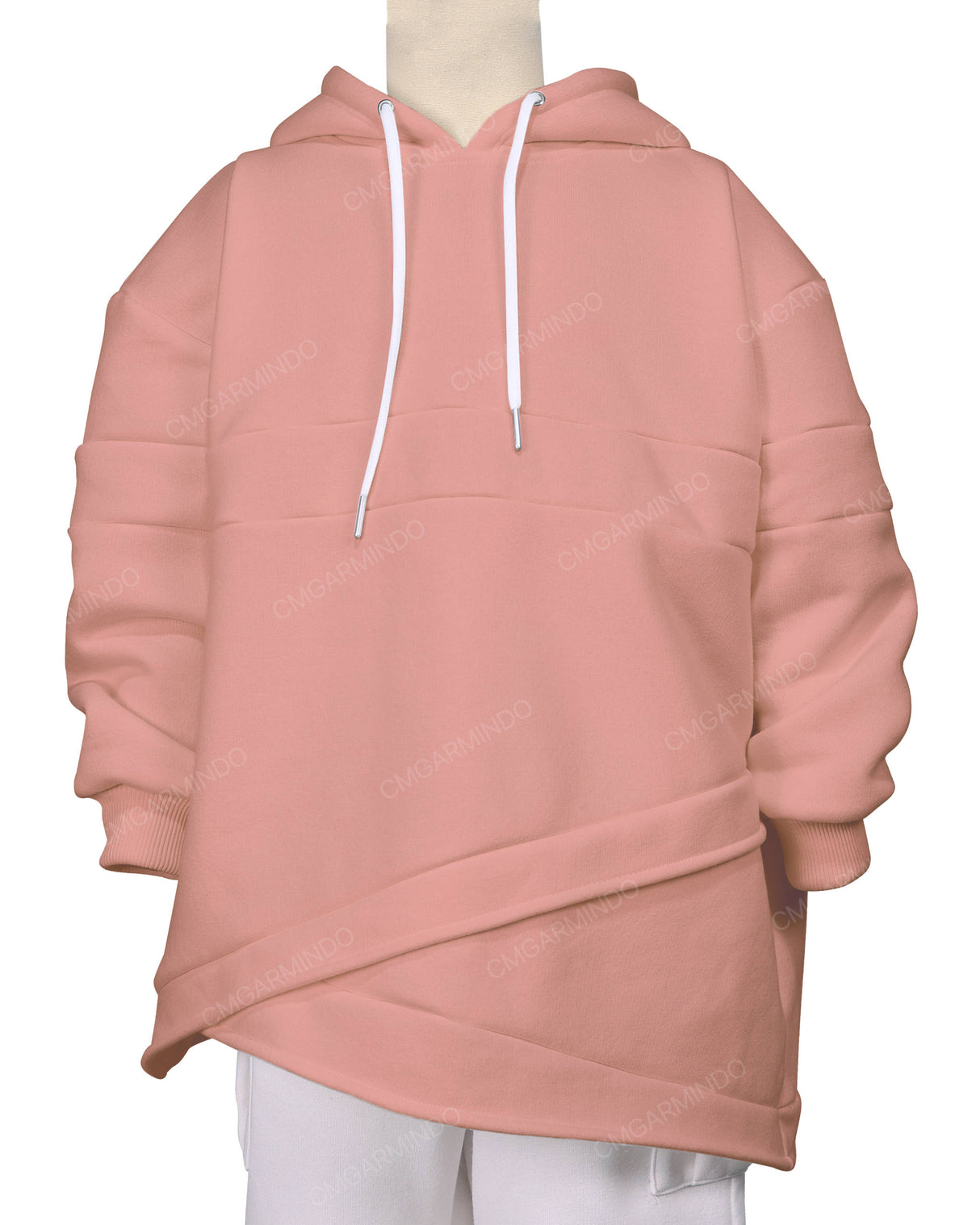 Panel Asymmetrical Hoodie