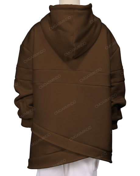 Panel Asymmetrical Hoodie