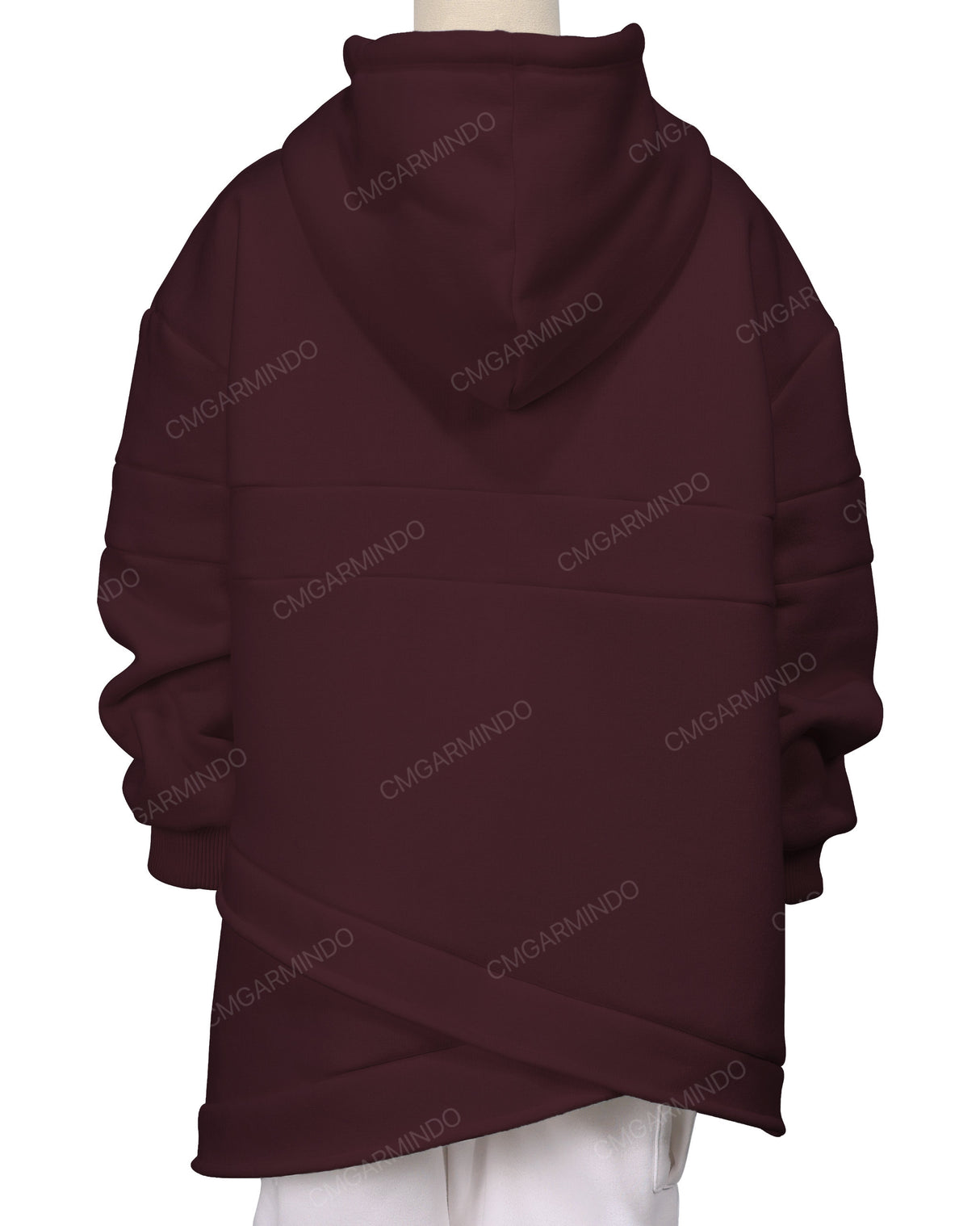 Panel Asymmetrical Hoodie