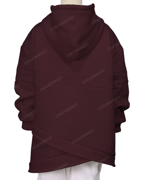 Panel Asymmetrical Hoodie