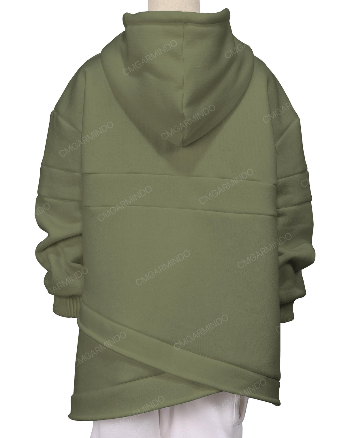 Panel Asymmetrical Hoodie