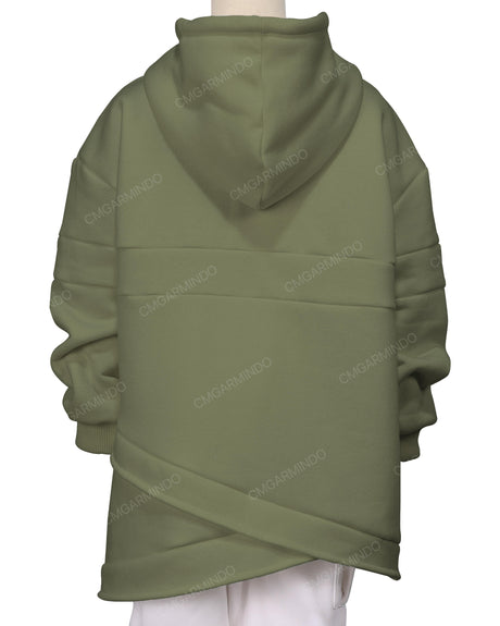 Panel Asymmetrical Hoodie