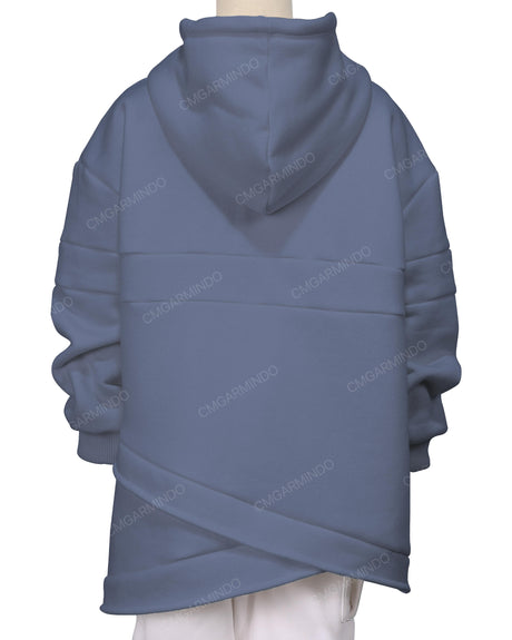 Panel Asymmetrical Hoodie