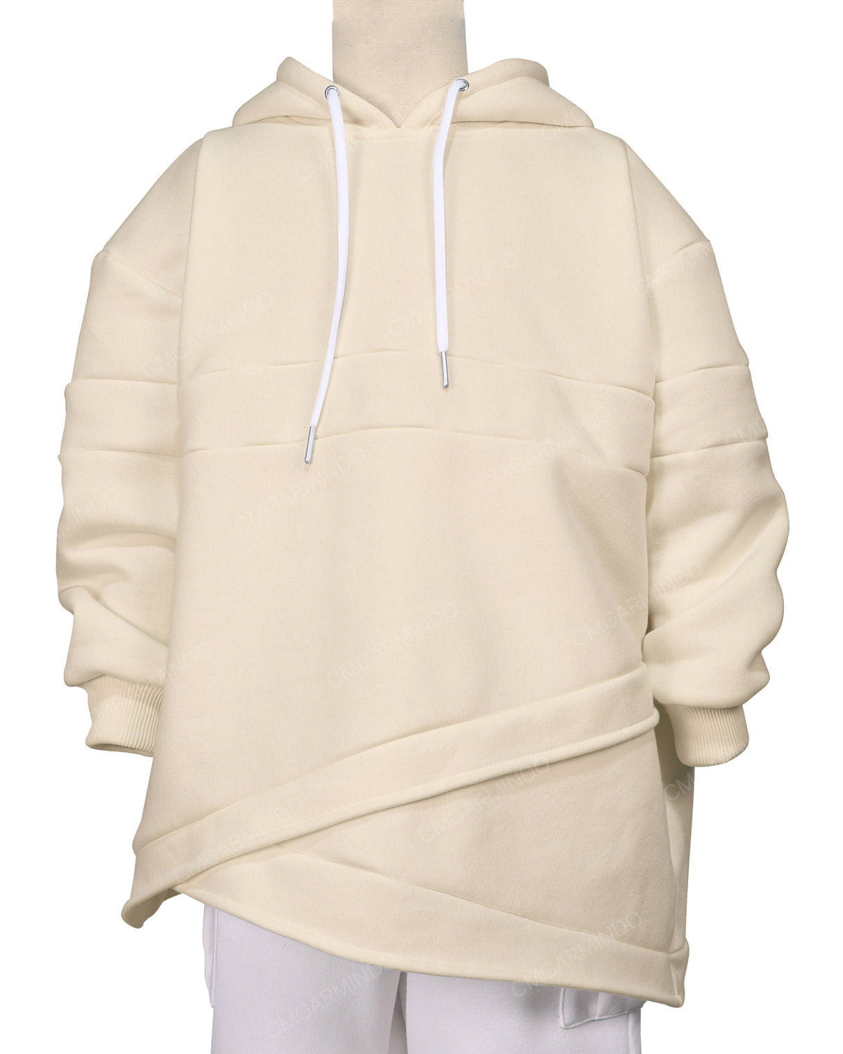 Panel Asymmetrical Hoodie