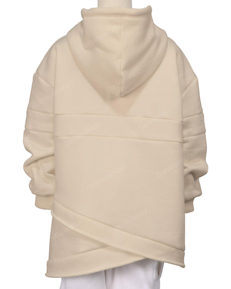 Panel Asymmetrical Hoodie