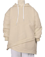 Panel Asymmetrical Hoodie