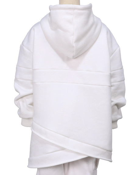 Panel Asymmetrical Hoodie