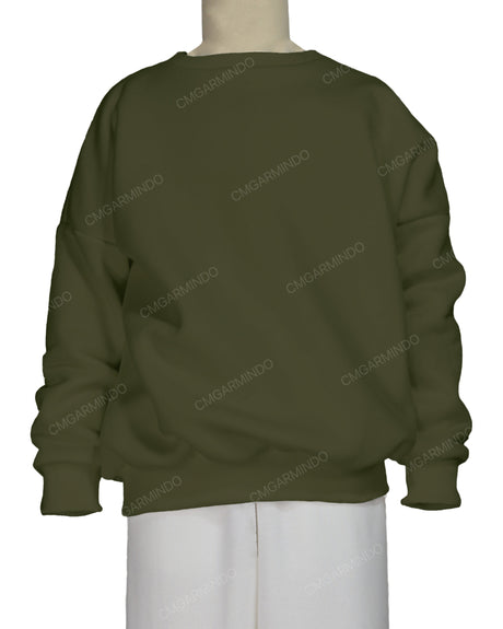 Oversized Drop Shoulder Sweatshirt