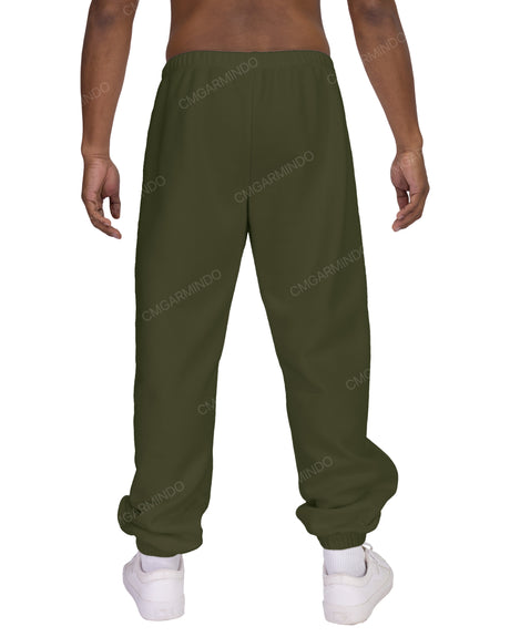 Regular Elastic Hem Sweatpants