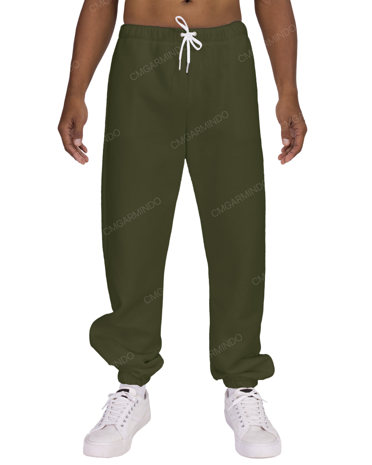 Regular Elastic Hem Sweatpants