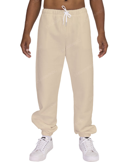 Regular Elastic Hem Sweatpants