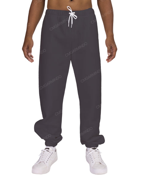 Regular Elastic Hem Sweatpants