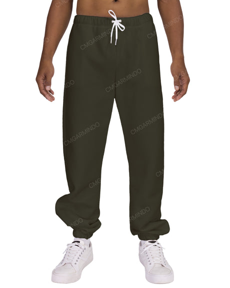 Regular Elastic Hem Sweatpants