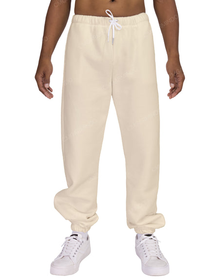 Regular Elastic Hem Sweatpants