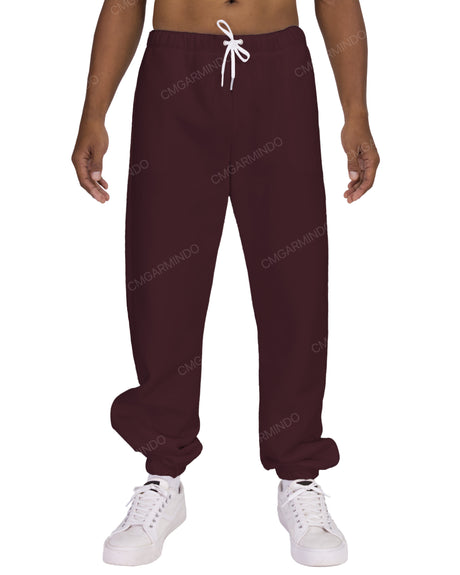 Regular Elastic Hem Sweatpants