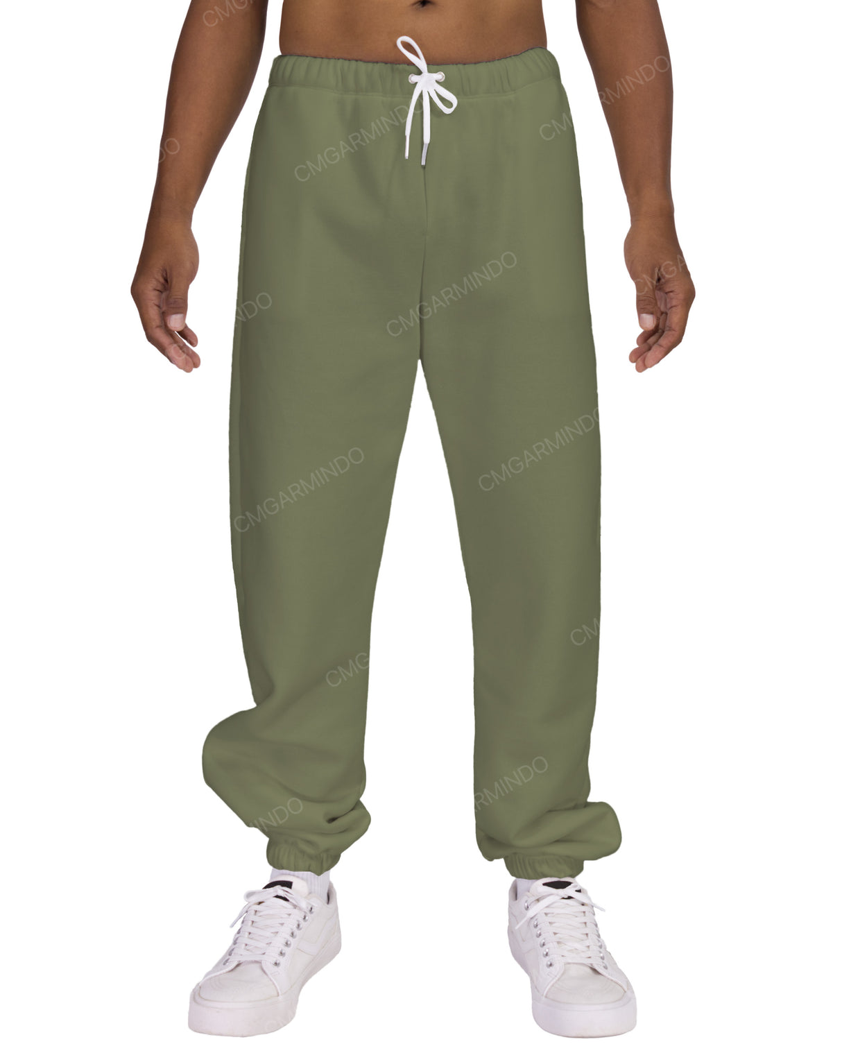 Regular Elastic Hem Sweatpants