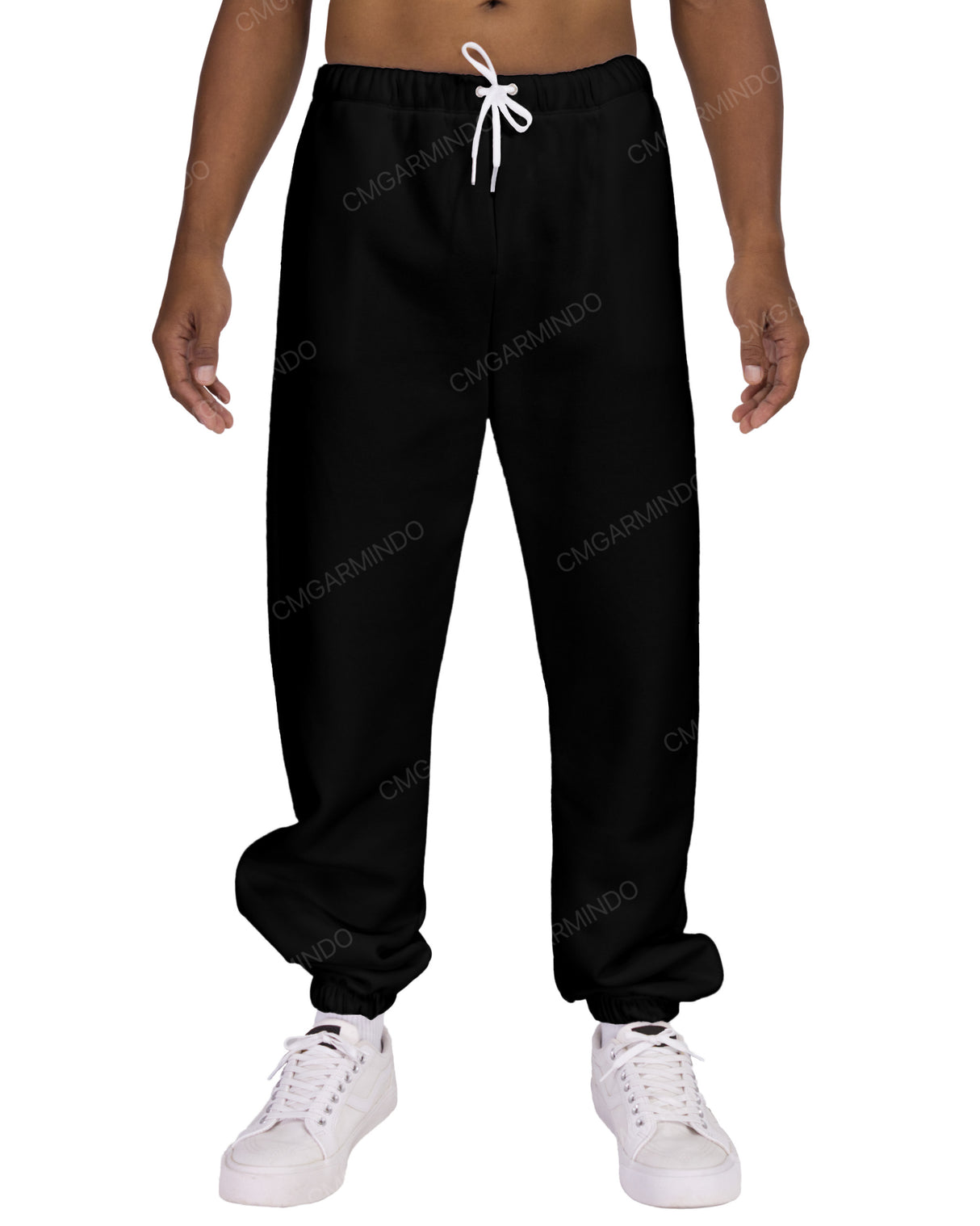 Regular Elastic Hem Sweatpants