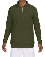 1/4 Zip High Neck Sweatshirt