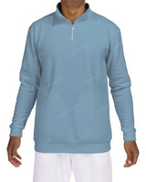 1/4 Zip High Neck Sweatshirt