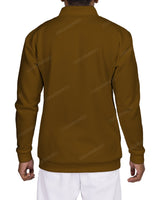 1/4 Zip High Neck Sweatshirt