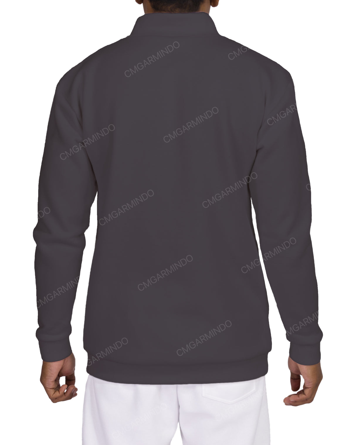 1/4 Zip High Neck Sweatshirt