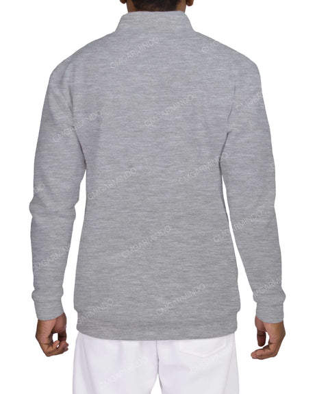1/4 Zip High Neck Sweatshirt