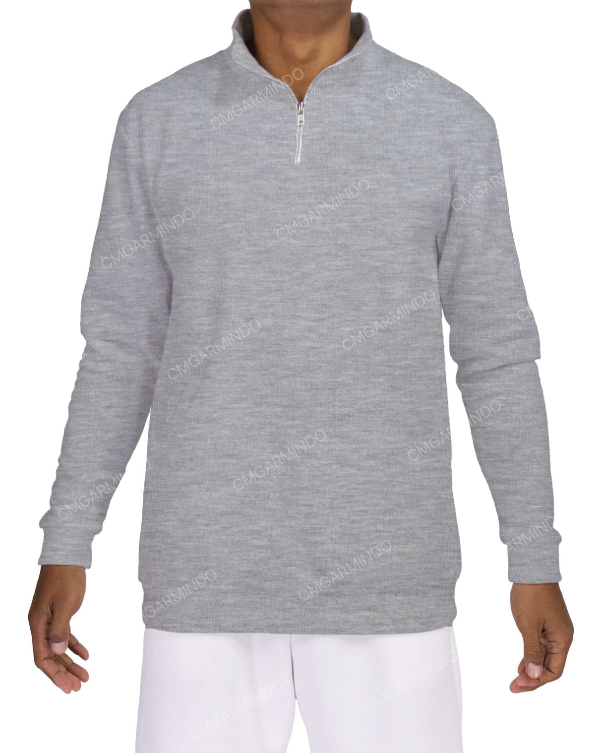 1/4 Zip High Neck Sweatshirt