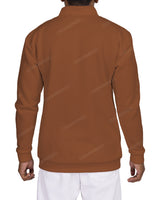 1/4 Zip High Neck Sweatshirt