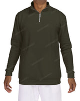1/4 Zip High Neck Sweatshirt
