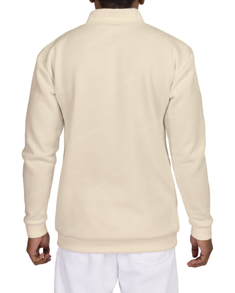 1/4 Zip High Neck Sweatshirt
