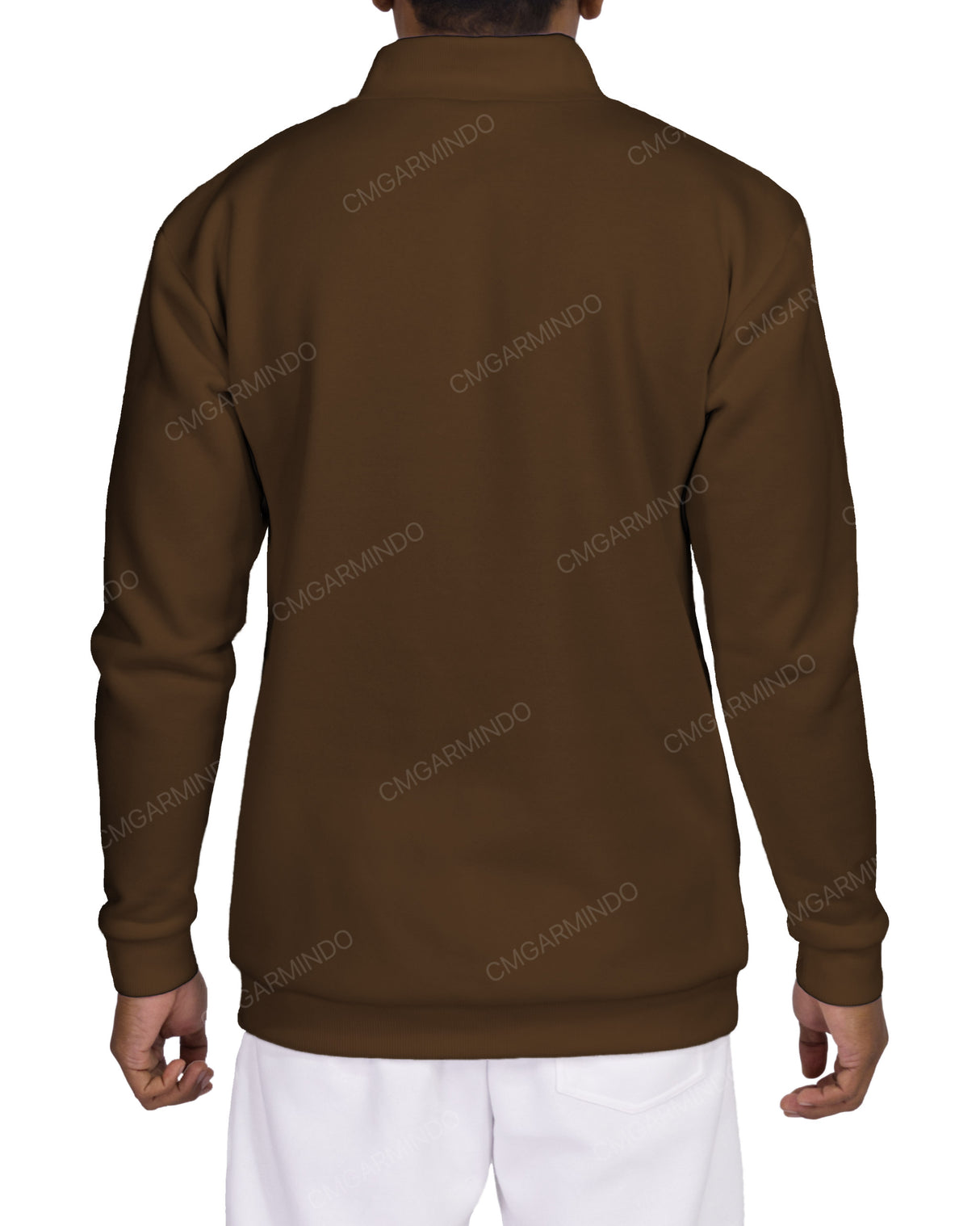 1/4 Zip High Neck Sweatshirt