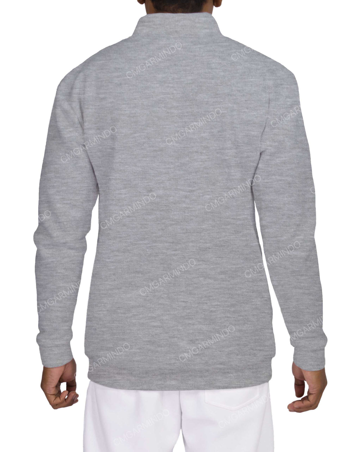 1/4 Zip High Neck Sweatshirt
