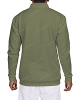 1/4 Zip High Neck Sweatshirt