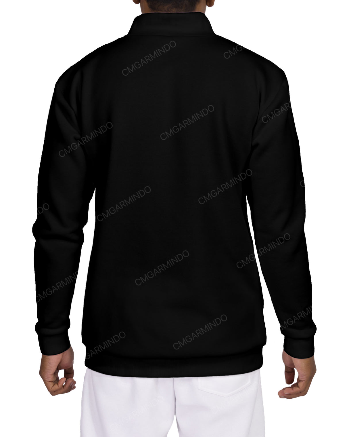 1/4 Zip High Neck Sweatshirt
