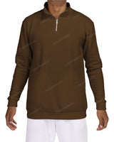 1/4 Zip High Neck Sweatshirt