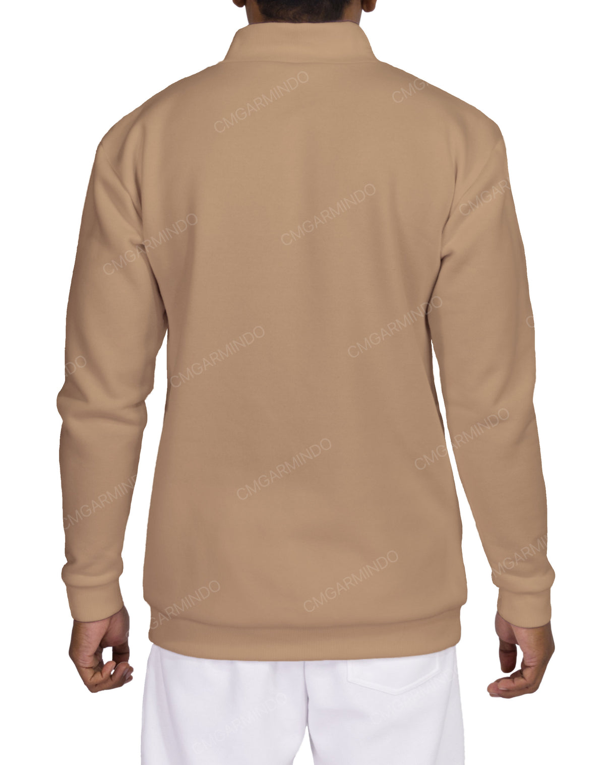 1/4 Zip High Neck Sweatshirt