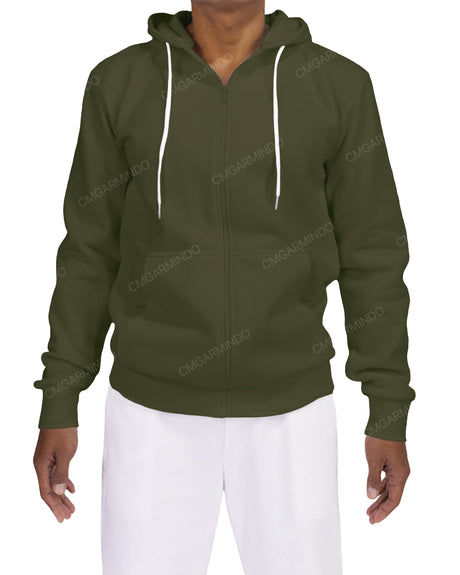 Regular Zip-Up Hoodie