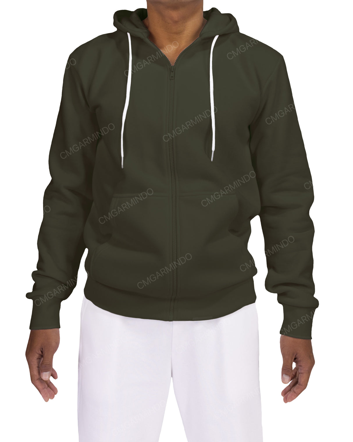 Regular Zip-Up Hoodie