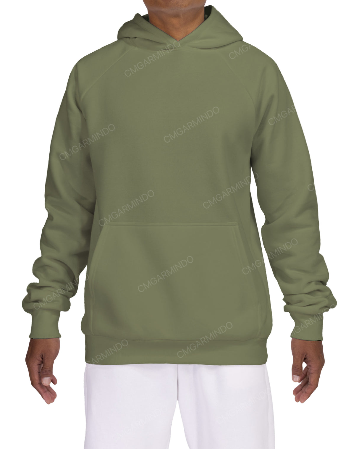 Oversized Wrap Hood Raglan Hoodie