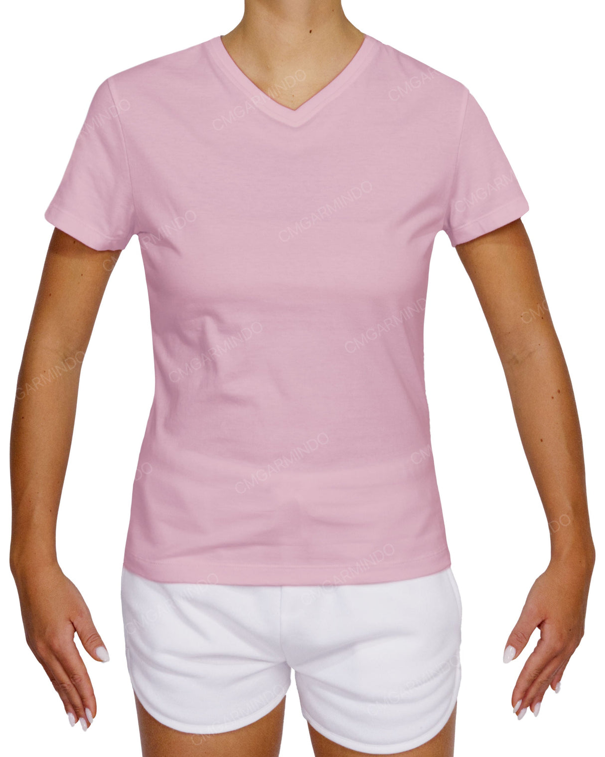 Fitted V-Neck T-Shirt