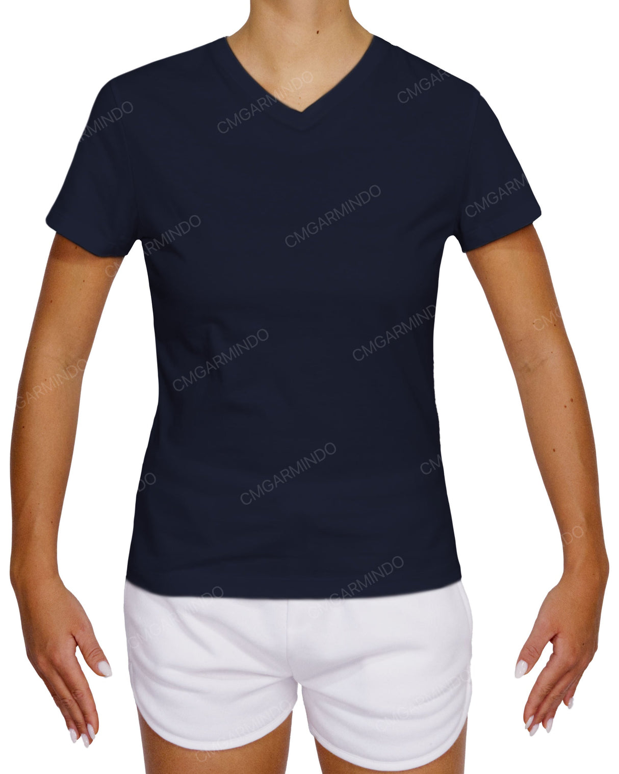 Fitted V-Neck T-Shirt