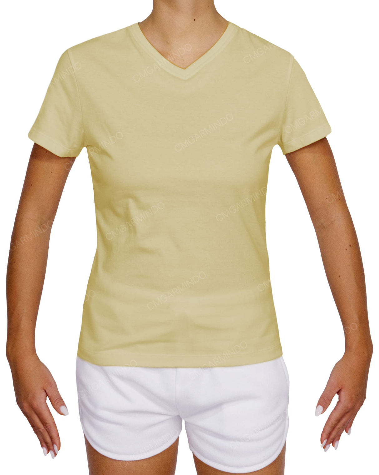 Fitted V-Neck T-Shirt