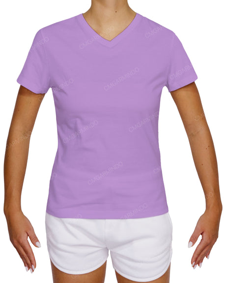 Fitted V-Neck T-Shirt