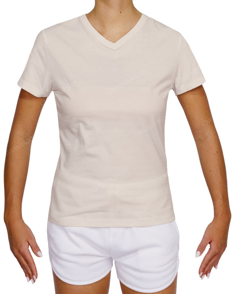 Fitted V-Neck T-Shirt