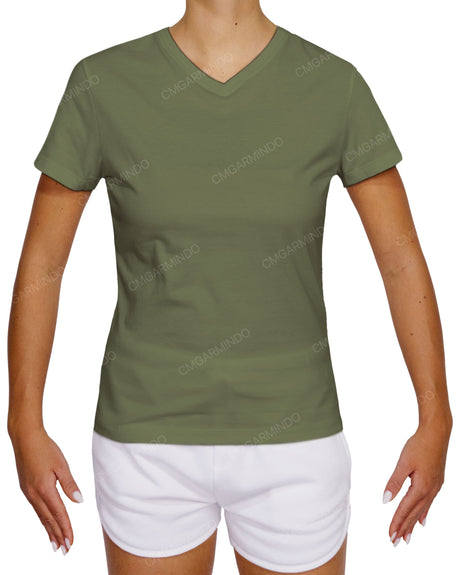 Fitted V-Neck T-Shirt