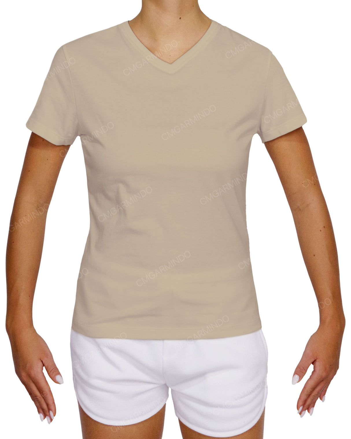 Fitted V-Neck T-Shirt