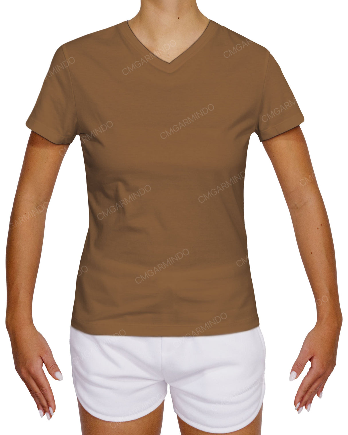 Fitted V-Neck T-Shirt